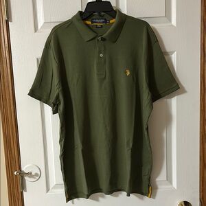 U.S. Polo Assn. Men's Green Polo Shirt